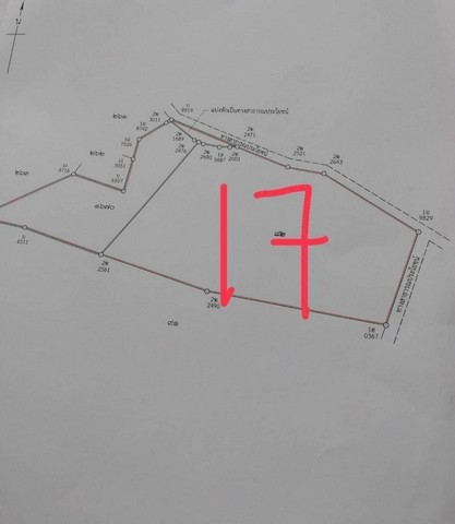 ขายที่ดินมาบไผ่บ้านบึงชลบุรี ขายที่ดินบ้านบึงชลบุรี พื้นที่สีเหลือง เนื้อที่   17ไร่1งาน19ตร.ว.