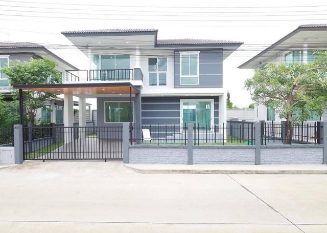 เพียวเพลส รังสิต คลอง 2 รพ.เอกปทุม 2.6 กม. ถ.เลียบคลอง3 4 นอน 2.4 กม. เช่าบ้านเดี่ยว 2 ชั้นหลังมุม ต่อเติมครัวใหม่