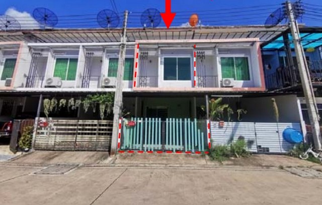 ขาย ทาวน์เฮาส์ สมาร์ทแลนด์ นิวสไตล์ 2 ถนนสายห้วยปราบพันเสด็จใน ศรีราชา ชลบุรี