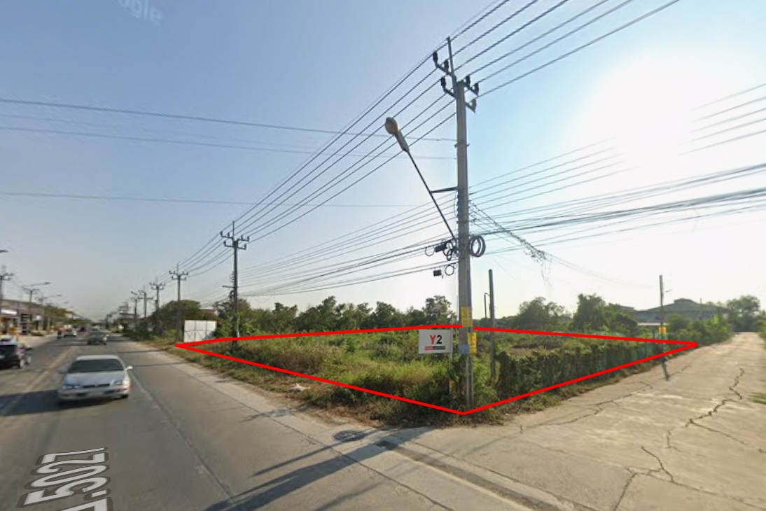 ที่ดินนนทบุรี ไทรน้อย 2 ไร่ ติดถนนใหญ่ สอบถามโทร 099-545-9556