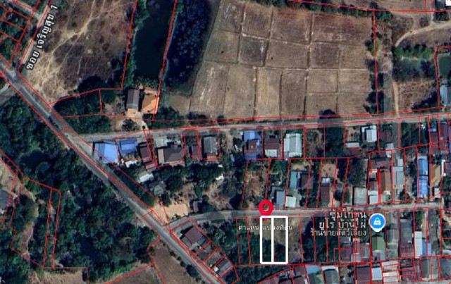 ขายที่ดิน 2 แปลง  ทำเล: ตำบลในเมือง อำเภอบ้านไผ่ จังหวัดขอนแก่น พื้นที่ 2 งาน