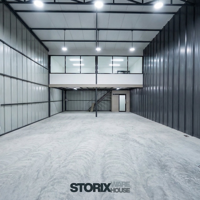 BST1040 ให้เช่าโกดังพร้อมออฟฟิศ ถนนกิ่งแก้ว ใกล้ สนามบินสุวรรณภูมิ ขนาด 92–130 ตร.ม. พร้อมใช้งาน