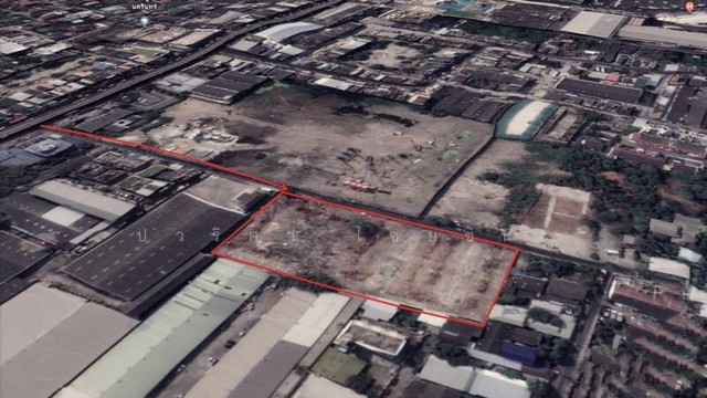 ที่ดิน สุขุมวิท 76 ขนาด 4 ไร่ 37.1 ตารางวา เป็นที่เปล่า ถมแล้ว