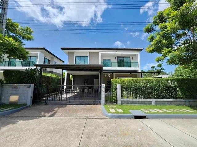 รหัสC6988 ให้เช่าบ้านเดี่ยว 2ชั้น โครงการเดอะ ซิตี้ พัฒนาการ เฟส 1 บ้านตกแต่งพร้อมอยู่