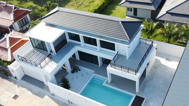 ขายบ้านหรูคุณภาพเยี่ยม บ้านสร้างเอง บรรยากาศดี ติดอ่างมาบประชัน FP-H01716