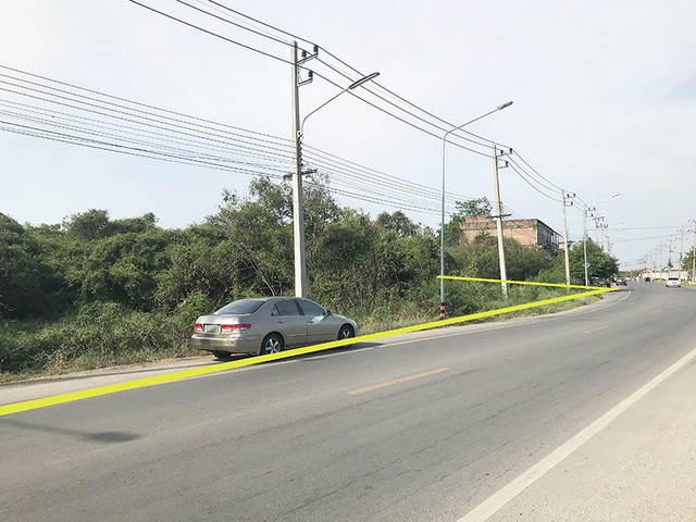 ขายด่วน ที่ดินเปล่า 2-3-14 ไร่ หน้ากว้าง70 เมตร ติดถนน 3235 นครชัยศรี นครปฐม