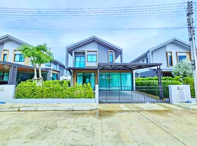 รร.วัดไพร่ฟ้า 1.8 กม. ตลาดพวงสว่าง345 3 กม. 3 นอน ให้เช่าบ้านเดี่ยว 2 ชั้น แสนสิริ 54 ตร.วา. 214ตร.ม.  2 น้ำ เฟอร์ฯตามรูป