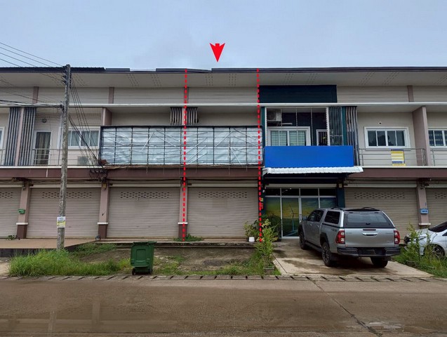 ขาย อาคารพาณิชย์ เมืองอำนาจเจริญ  ห่างจาก  ตลาดสดเทศบาลอำนาจเจริญ 0.95 กม.