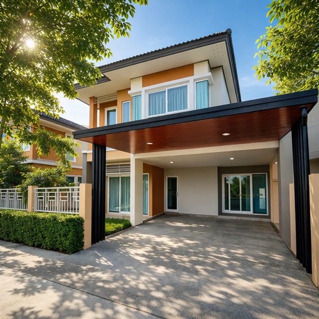 หทัยราษฎร์39 ปัญญา ให้เช่าบ้านเดี่ยว 2ชั้นถูกที่สุดใน หมู่บ้านซาฟารี เฟอร์ครบ มีเตียงนอนครบทุกห้อง