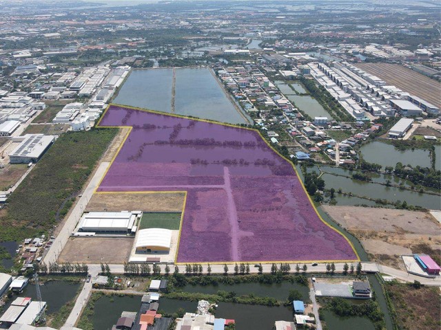 ขายที่ดิน ผังสีม่วง 78-3-30.8 ไร่ พระสมุทรเจดีย์ สมุทรปราการ  โครงการ พระสมุทรเจดีย์ สมุทรปราการ ตำบลในคลองบางปลากด