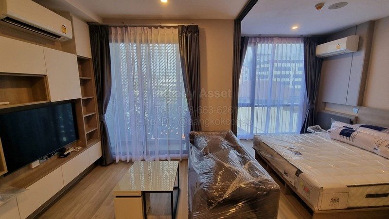 CR6812-0013 ให้เช่าคอนโด Sign Condo Sukhumvit 50 ขนาด 27 ตรม 1 ห้องนอน ชั้น 5 ใกล้ BTS อ่อนนุช