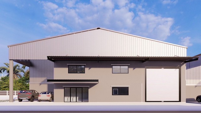 เช่าอาคารสำนักงาน โรงงาน 600 ตารางเมตร ใกล้ท่าเรือแหลมฉบัง ศรีราชา ชลบุรี