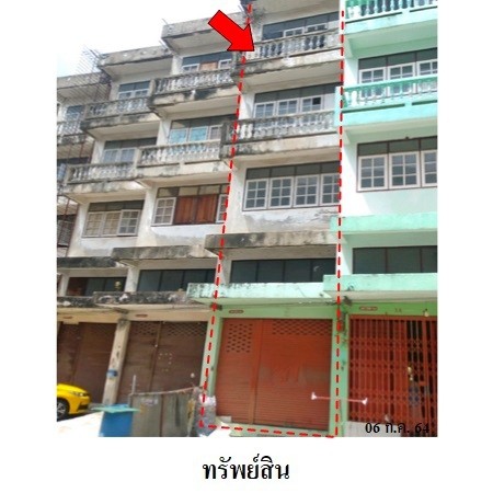 ขายอาคารพาณิชย์ 4 ชั้น เขตบางขุนเทียน  กรุงเทพฯ  ถนน บางขุนเทียน-ชายทะเล