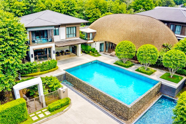 วัชรพล BigC สุขาภิบาล5 900ม.ให้เช่าบ้านเดี่ยวหรู 2 ชั้น 54 ตร.วา. 220 ตร.ม. มบ.เศรษฐสิริ ออเงิน สายไหม ทำเลคุณภาพ  3 นอน