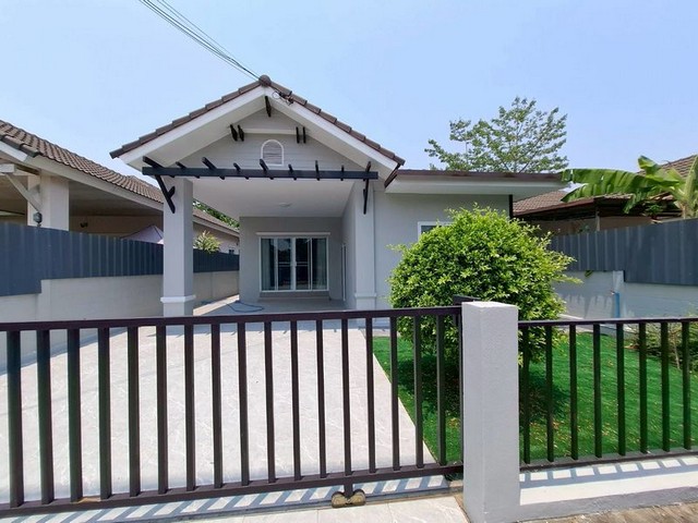 บ้านเช่า 3 นอน หางดง มีสระ ฟิตเนส ใกล้โรงเรียนนานาชาติ