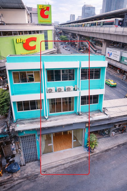 BTS สะพานควาย MRTสุทธิสาร เช่าโฮมออฟฟิศ 3 ชั้น อินทามระ12-16 2-3นอน วิภาวดี 2น้ำ 16999บาท-เดือน