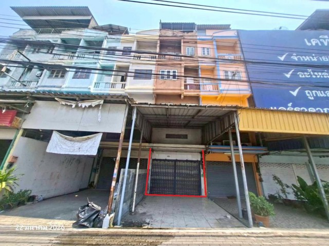 ขายอาคารพาณิชย์สมุทรสาคร 4 ชั้น มีชั้นลอย มีดาดฟ้า โครงการ มณฑลทอง อำเภอกระทุ่มแบน