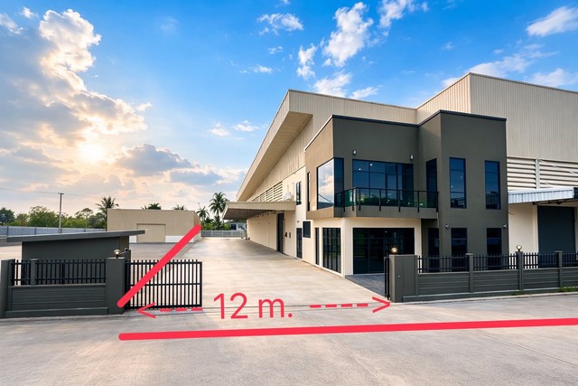 เช่าโกดัง standalone ติดถนนเศรษฐกิจ ตำบลแคราย  อำเภอกระทุ่มแบน สมุทรสาคร