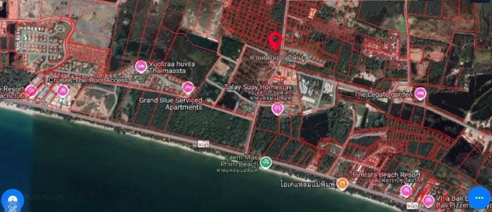 ขายที่ดิน 217ตรว. ใกล้ทะเล 500ม. ถมแล้ว แปลงมุม หาดแหลมแม่พิมพ์ อ.แกลง ระยอง (ไม่เปลี่ยว ความสะดวกครบครัน)