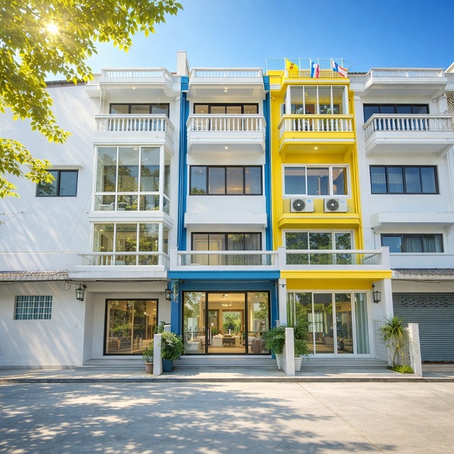 ให้เช่าอาคารพาณิชย์ 3 ชั้น สะแกงาม เซ็นทรัล พระราม 2 2.8 กม.ดาดฟ้า 18 ตร.วา.โลตัส พระราม 2 250ม. บิ๊กซี พระราม 2 300ม.  280 ตร.ม.