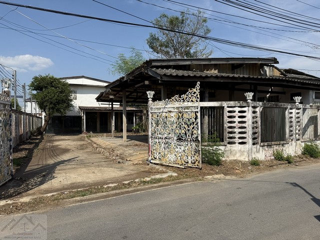 ขายที่ดิน 1 ไร่กว่า พร้อมสิ่งปลูกสร้างบ้าน 2 หลัง ซอยโกสุมรวมใจ 37 ใกล้สนามบินดอนเมือง