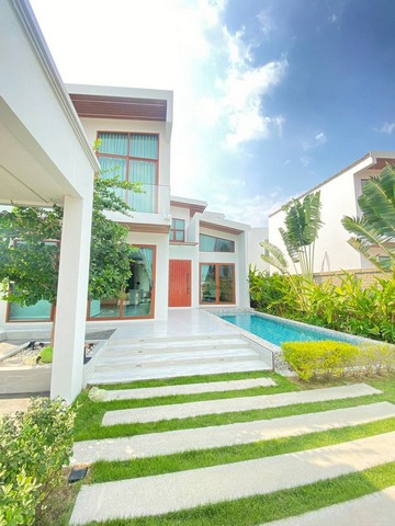 ขายบ้านสร้างใหม่ใกล้ขอบอ่างมาบประชัน Atmos Prime Villa Pattaya