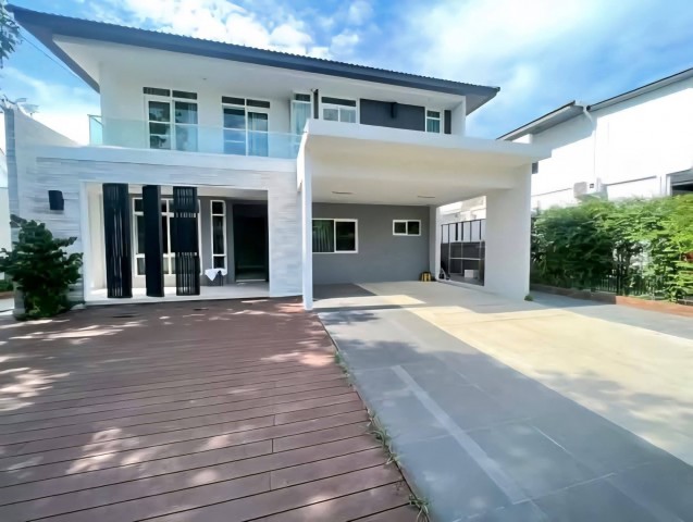 ให้เช่า #บ้านเดี่ยว หมู่บ้านมัณฑนา บางนา กม.7 ซอยเมืองแก้ว #ใกล้เมกาบางนา #บ้านบางพลี 095-1642956  ZXC