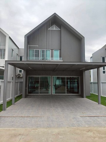 บ้านใหม่ 2 ชั้น สไตล์โมเดิร์นนอร์ดิก อบอุ่น มินิมอล สันทราย