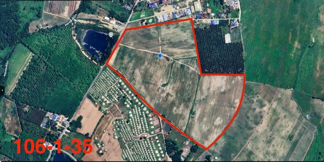 ขายที่ดินบ้านบึงชลบุรี  ด่วน! ขายที่ดินชลบุรี 106-1-35 ไร่  หนองชาก-บ้านบึง ใกล้ถนน 331  พื้นที่สีเหลือง