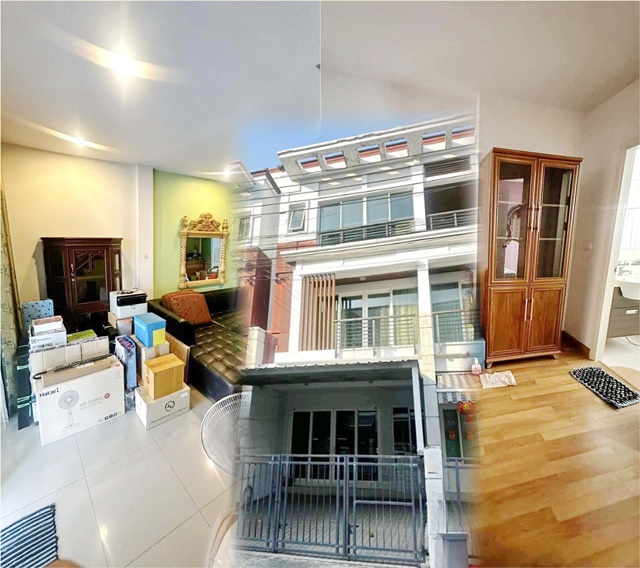 หรูหรา เหม่งจ๋าย 4นอน ประชาอุทิศ เดอะซีน ทาวน์ อิน ทาวน์ 600 ม.บ้านกลางเมือง 3 ชั้น  นานาชาติสิงคโปร์ 700 ม พระราม9 3 แอร์ จัดเต็มเฟอร์