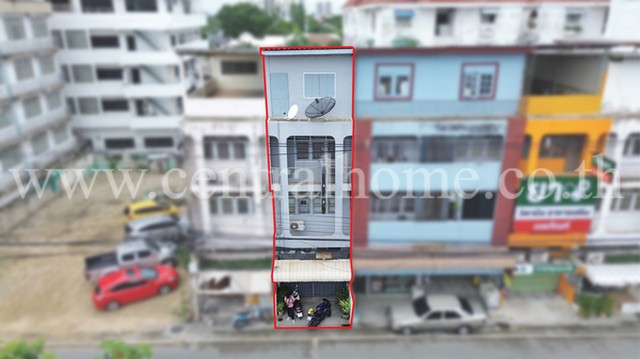 อาคารพาณิชย์ ติวานนท์ 38 ท่าทราย ทำเลดี ใกล้รถไฟฟ้าสายสีชมพู