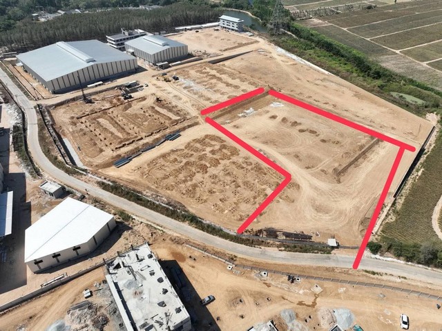 ขายที่ดินสวยมาบยางพรระยอง เนื้อที่ 6-0-89.3 ไร่  อ.ปลวกแดง จ.ระยอง ผังม่วงลาย  ปรับถมเรียบร้อย มีใบอนุญาตก่อสร้าง อ.5