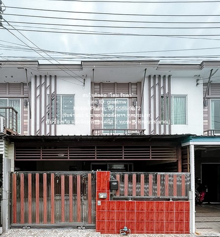 รหัส:  AHB-074 ประกาศขาย Townhouse ขายทาวน์เฮ้าส์ 2 ชั้น ซ.วัชรพล (แถวสายไหม) ใกล้ทางด่วน และรถไฟฟ้า 18.6 ตร.ว. 3 น 2 น้ำ 1 จอดรถ 19 ตาราง-วา 0 งาน 0 RAI 1990000 THAI BAHT ไม่ไกลจาก BTS สถานีคูคต และตลาดวงศกร  BIG SALE