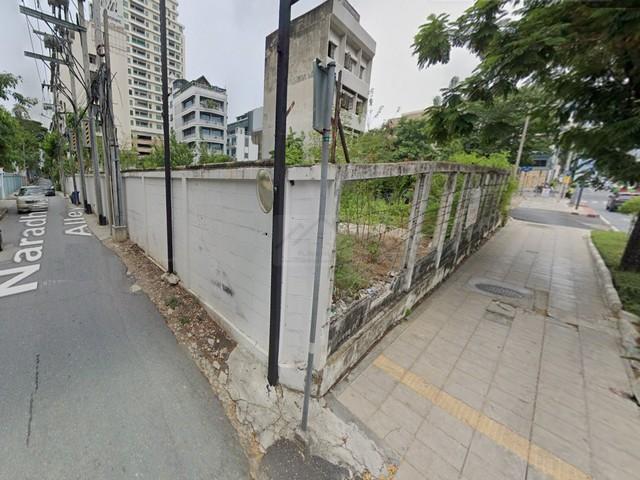 ให้เช่าที่ดิน 264 ตร.ว. ถนนนราธิวาสราชนครินทร์ ใกล้ BTS ช่องนนทรี 1 ( ผังสีแดง )