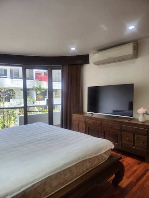 BH3944 ให้เช่าทาวน์โฮมหรู 4 ชั้น Garden House Rama 3 ใกล้สาทร 5 นาที 5 ห้องนอน วิวสวน เฟอร์ครบ สไตล์ Thai Oriental