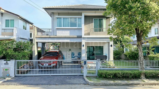 ลดราคาด่วน บ้านเดี่ยว เอโทล สิมิลัน รีฟ พระราม 9 - มอเตอร์เวย์ วิวหน้าสวนโครงการ