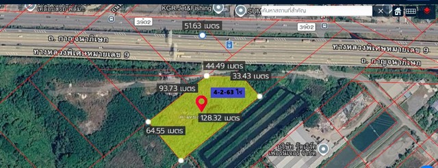 ขายที่ดินแปลงใหญ่  เนื้อที่รวม 4-2-63 ไร่  ท่าข้าม บางขุนเทียน  ติดริมถนนกาญจนาภิเษก (ฝั่งตะวันตก)