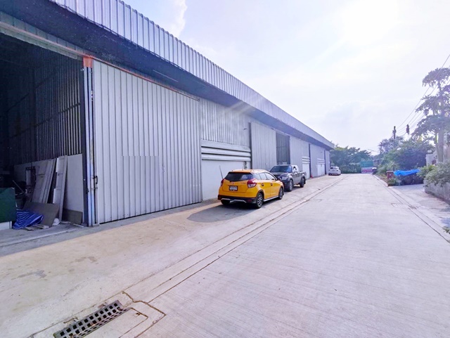 ปากเกร็ด 1.8 กม.วัดกู้ หลังสุดท้าย รถไฟฟ้าเลี่ยงเมืองปากเกร็ด อิมแพ็ค เมืองทองธานี 4กม. 180 ตร.ม ติวานนท์ โกดังให้เช่า ปากเกร็ด นนทบุรี