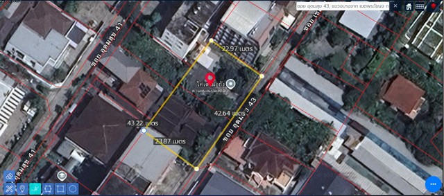 ขายที่ดิน อุดมสุข 257 ตรว. ราคาต่ำกว่าตลาด เจ้าของใจดี