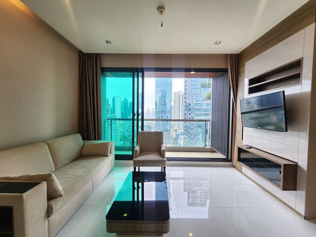 The Address Sathorn High Floor Condo 1 Bedroom Unblocked View Prime Location Near BTS Chong Nonsi Rent