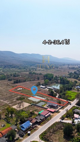 ขายที่ดินวิวภูเขา ตีนเขา โฉนดครุฑแดง ต.เวียงห้าว อ.พาน เชียงราย พื้นที่ 4-2-36.4 ไร่ ราคา 790000 บาท