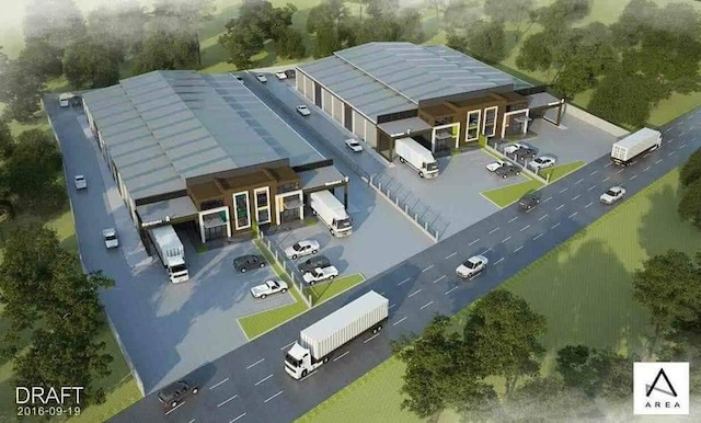 BST968 | ขายโกดัง อาคารเก็บสินค้า 5-2-11 ไร่ ตรงข้ามโรงงาน Honda ปราจีนบุรี