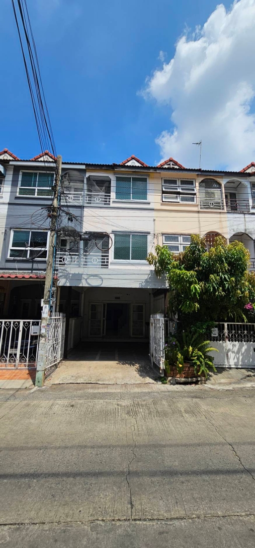 CH1166 ให้เช่าทาวน์เฮ้าส์สุภาวัลย์ ย่านหทัยราษฎร์ 3 ชั้น 4 นอน บ้านเปล่า พร้อมเช่า