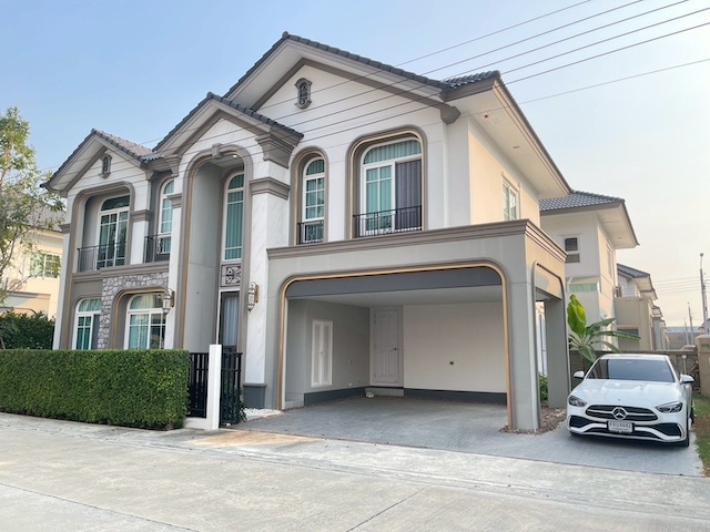 BH3969 ขายหรือให้เช่าบ้านเดี่ยว Grandio Bangna KM.5 บางแก้ว บางพลี สมุทรปราการ บ้านใหม่พร้อมอยู่ ใกล้ Mega Bangna