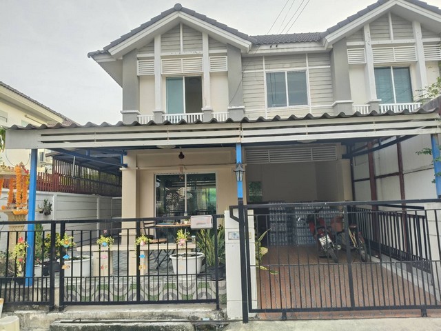 Vายทาวน์เฮ้าส์หลังริม หมู่บ้าน พฤกษาวิลล์ 38 กิ่งแก้ว-หนามแดง ทำเลทองบางพลี เนื้อที่เยอะ ราคาดีมาก