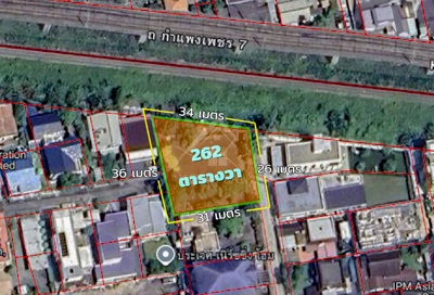 ที่ดิน 262 ตารางวา พร้อมสิ่งปลูกสร้าง พัฒนาการ 39