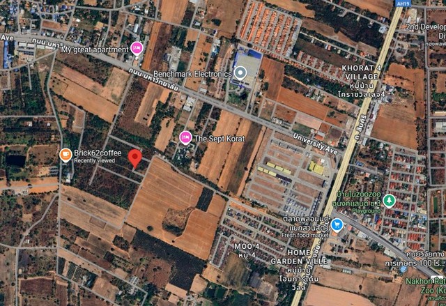 ขายที่ดินแปลงสวย ขนาด67 ตร.ว. ราคาดี ใกล้ตัวเมืองโคราช ตำบลไชยมงคล