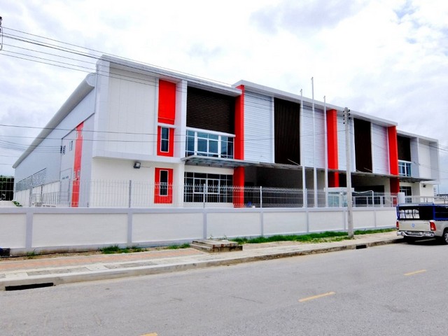 ให้เช่าโกดังโรงงาน ขนาด1847 ตร.ม. บางนา-ตราด กม.21 บางเสาธง สมุทรปราการ พื้นที่สีม่วง ขอรง.4ได้