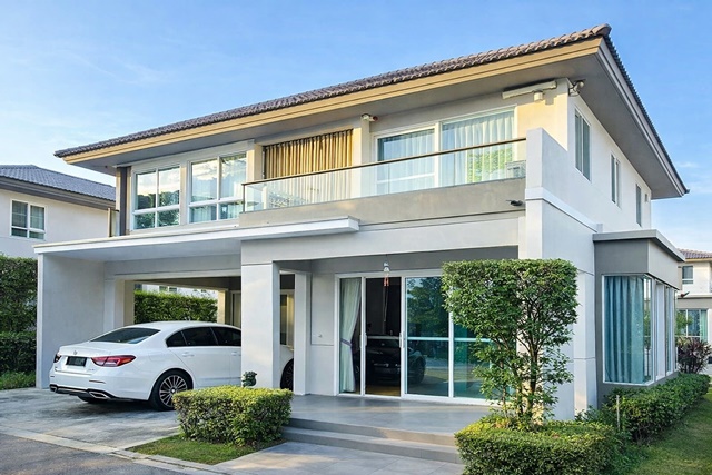 บ้านเดี่ยว 2 ชั้นให้เช่า 3นอน 3น้ำใกล้ตลาดออเงิน 800 ม. 50 ตร.ว  สายไหม บิ๊กซี สุขาภิบาล 5 950 ม.