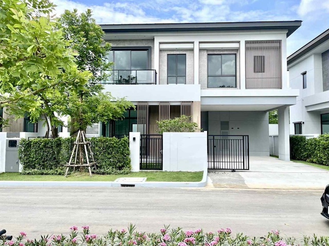 BH4099 ให้เช่าบ้านเดี่ยวหรู Bangkok Boulevard บางนา กม.5 บ้านสวยพร้อมอยู่ ทำเลศักยภาพใกล้ Central บางนา และโรงเรียนนานาชาติ